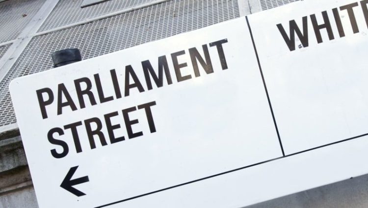 Photo of a sign for Parliament Street