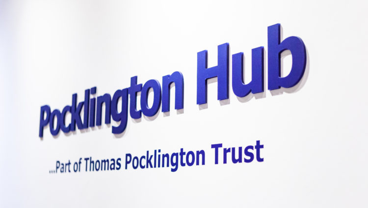 Pocklington Hub branding
